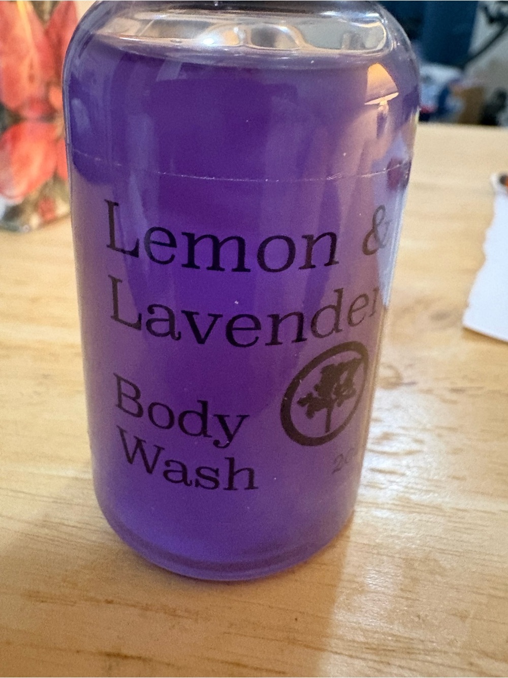 Lemon & Lavender Body Wash - Purple brand new Healing Scents Oil 2.0 fl ozs
